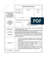 Sop Identifikasi Sistem Kunci