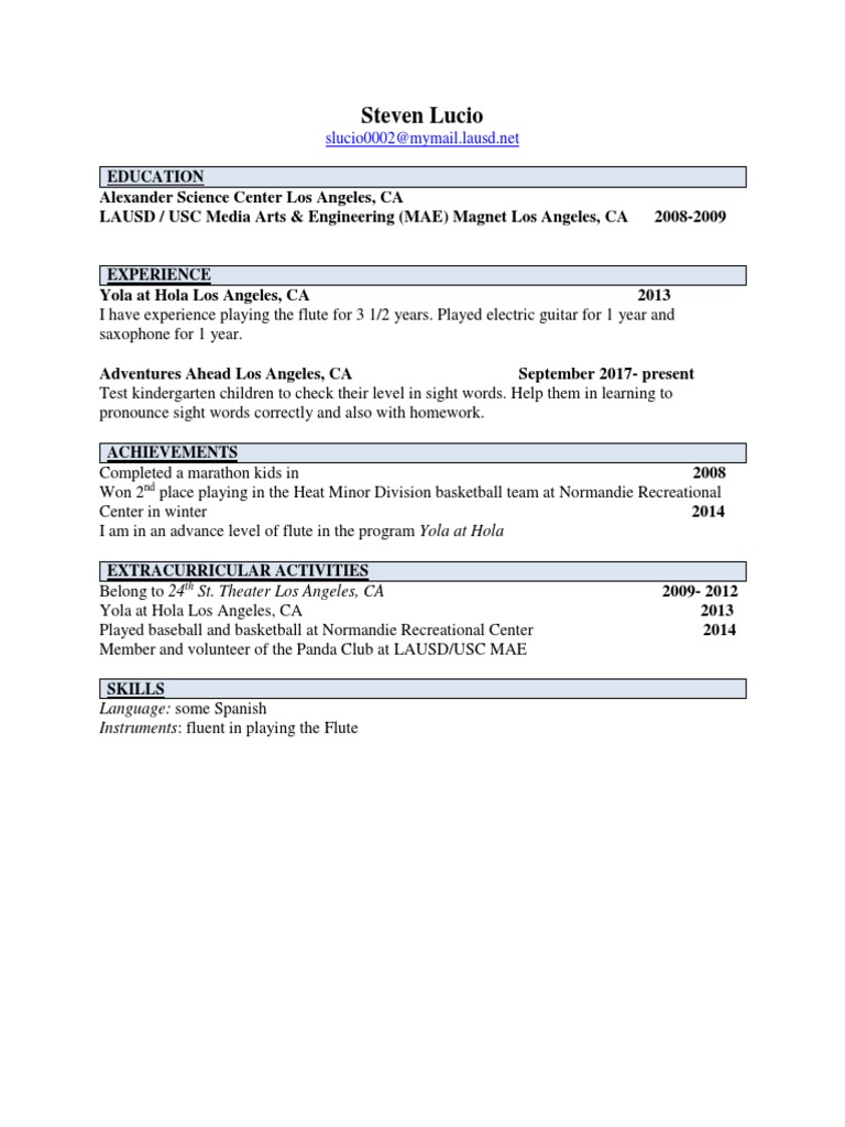 Stevens Resume | PDF