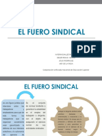 El Fuero Sindical