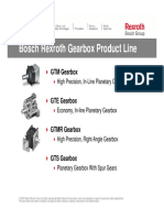 Bosch Rexroth Gearbox Product Line