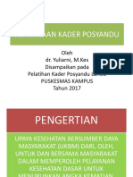 Materi Pelatihan Kader Lansia