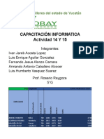 Actividad 14 y 15