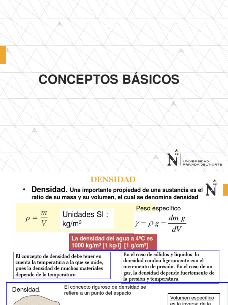 Conceptos Clave de Densidad y Viscosidad | PDF | Presión | Viscosidad