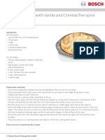 Autumn Fruit Pie With Vanilla and Chinese Five Spice Powder: Ingredients