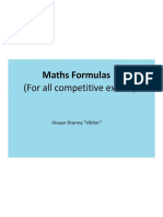 MathsFormulvivaan Sharma PDF
