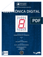 Electrónica Digital - Nombre Display 7 Segmentos