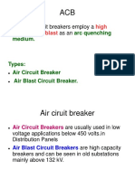 Air Blast Circuit Breakers Employ A As An