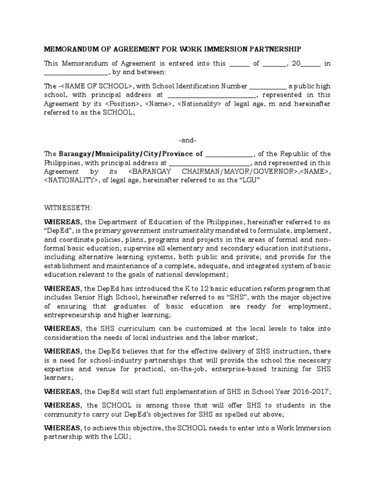 pdf society of memorandum Agreement Memorandum Immersion of Work for Partnership pdf society of memorandum Agreement Memorandum Immersion of Work for Partnership