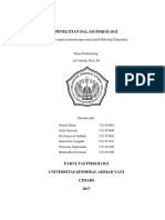 Eksperimen Penelitian Dalam Psikologi