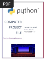 class 12 computer science project python | Python (Programming Language ...