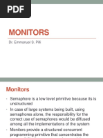 Monitors: Dr. Emmanuel S. Pilli