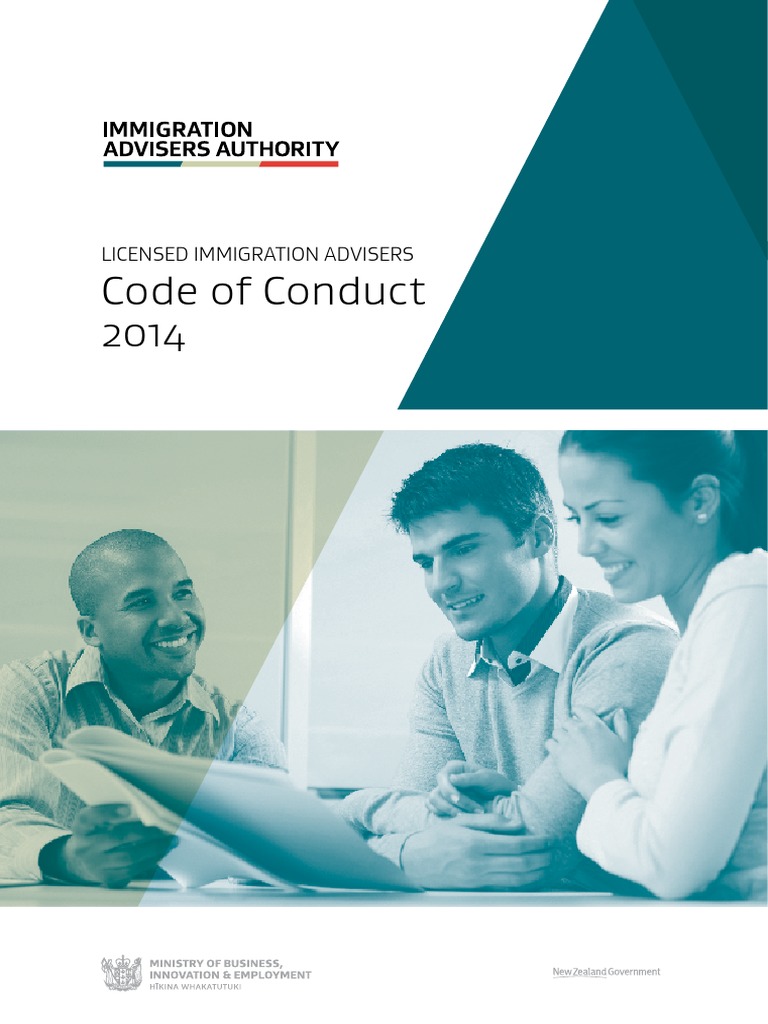 Code of Conduct: Licensed Immigration Advisers | PDF | Confidentiality ...