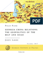 Georgia-China Relations: The Geopolitics of The Belt and Road