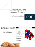 Metabolismo Das Biomoléculas 03-05-2017