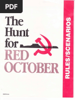 The Hunt For Red October Rule Book TSR