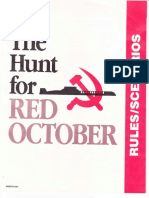The Hunt For Red October Rule Book TSR