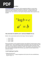 Cara Menghitung Logaritma