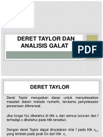 MetNum2-Deret Taylor+Analisis Galat