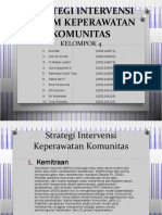 Strategi Intervensi Dalam Keperawatan Komunitas