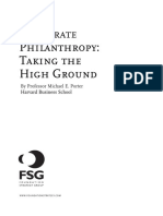Corporate Philanthropy - Taking The High Ground by Michael E. Porter PDF