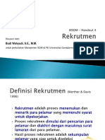 Handout 4 Rekrutmen