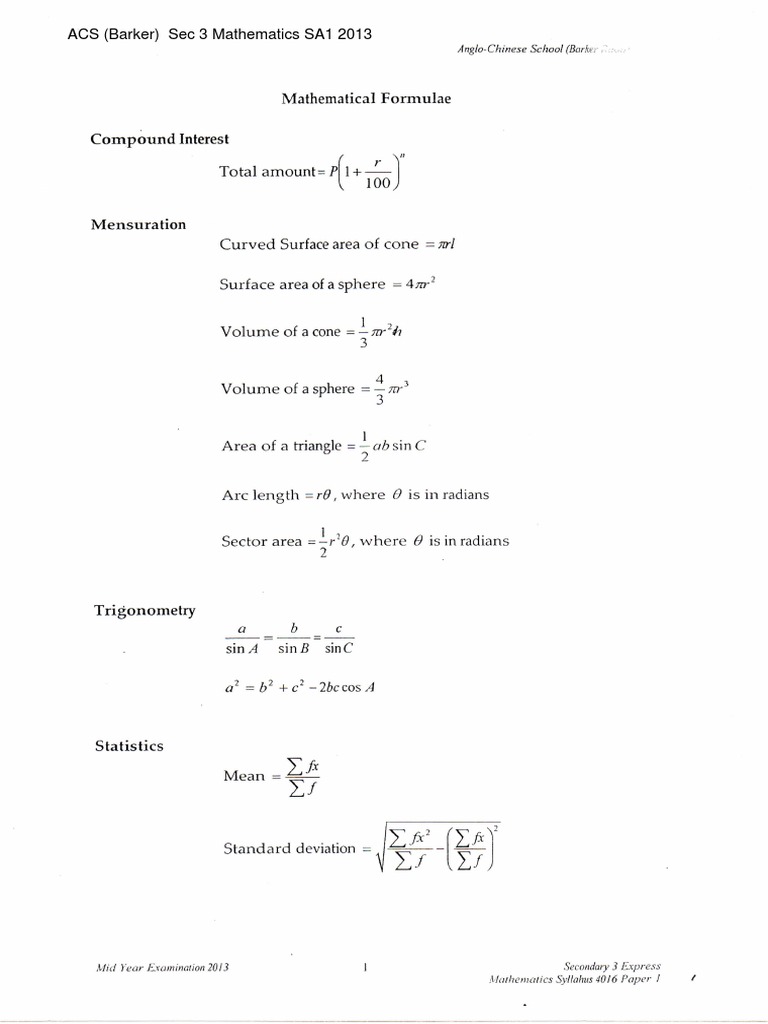 Emath Sec3 Sa1 2013 Acs Barker Step by Step PDF