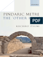 Kiichiro Itsumi Pindaric Metre The Other Half PDF