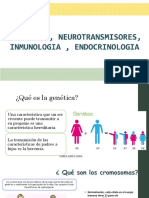 Genética Neurotransmisores Inmunologia Endocrinologia