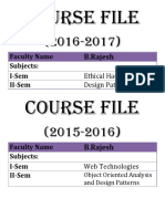 Course File Template