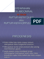 Ruptur Kista Folikel