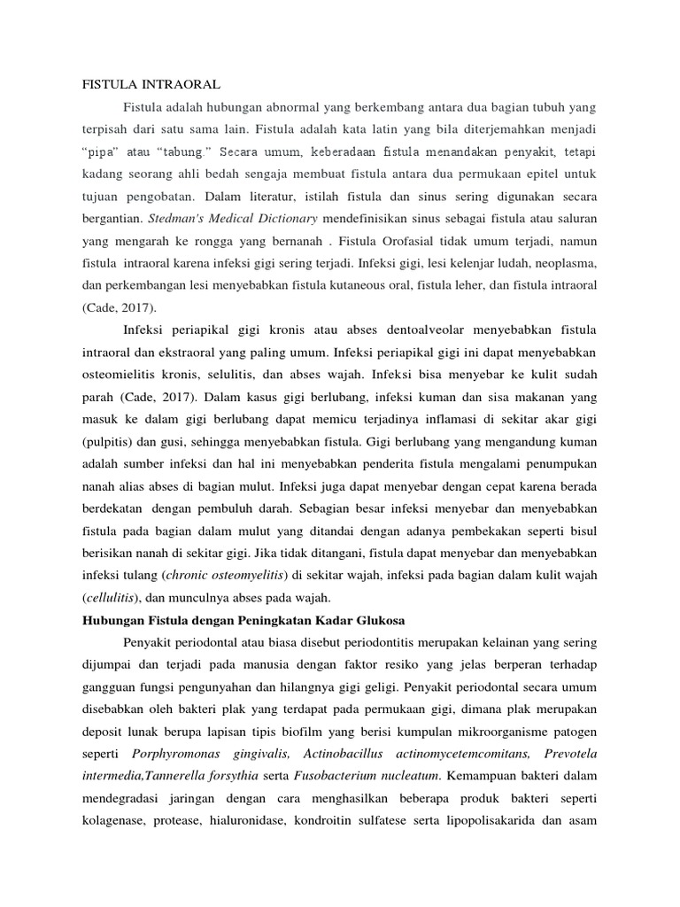 Fistula Intraoral PDF