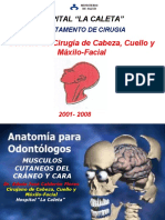 Músculos Cutaneos de Cara y Cráneo PDF