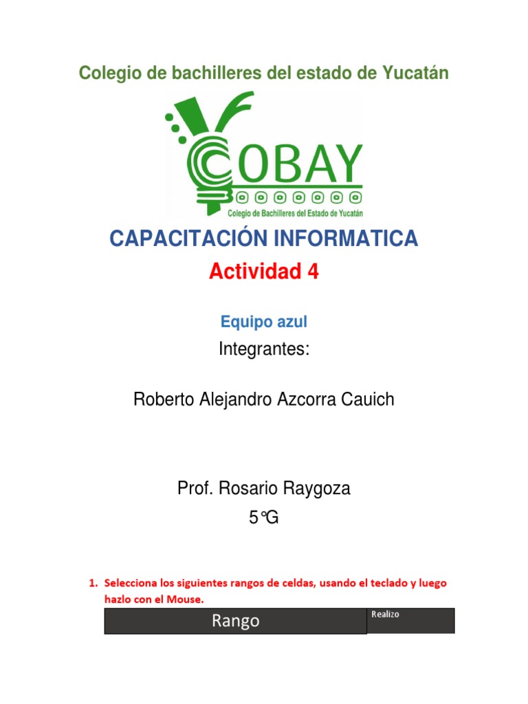 Actividad 4 | PDF
