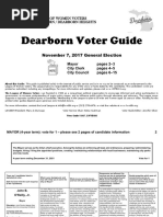 2017 Dearborn Voter Guide