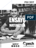 PSU 2017 Ensayo de Matemática
