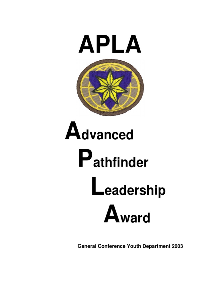 Advanced Pathfinder Leadership Award PDF Persuasion Leadership