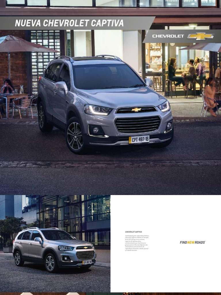 Catalogo Captiva Chile Ok | PDF | Tracción en las cuatro ruedas | Airbag