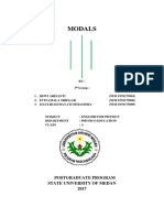 Modals in Present Tense