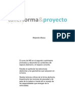 SRG Forma y Proyecto Teorica Inicial MG 2017 2 Cuatri