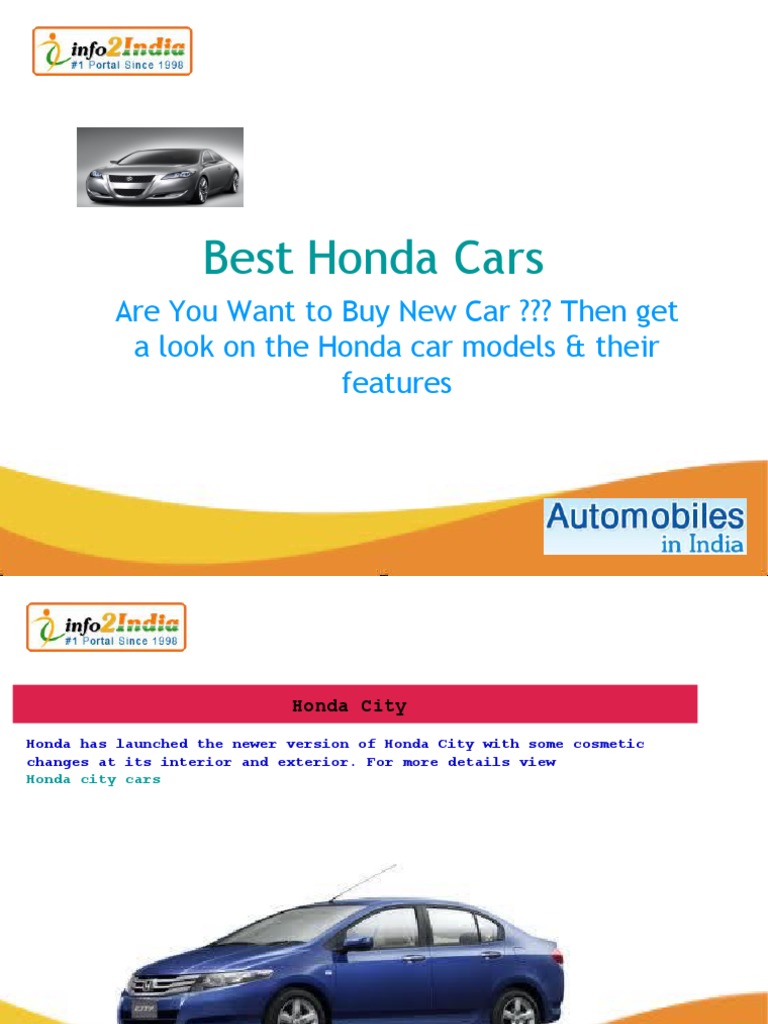 Honda Cars India PDF