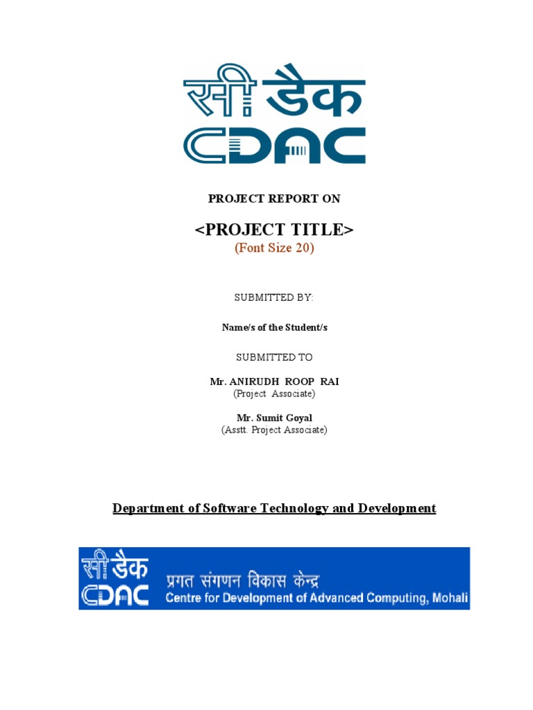 Software Project Training Report | PDF | Computers | Technology ...