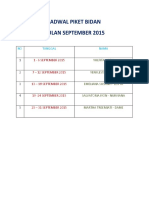 Jadwal Piket Partus