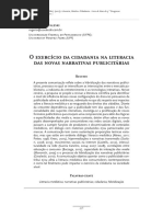 COVALESKI, Rogerio. O Exercicio Da Cidadania Na Literacia Das Novas Narrativas Publicitarias