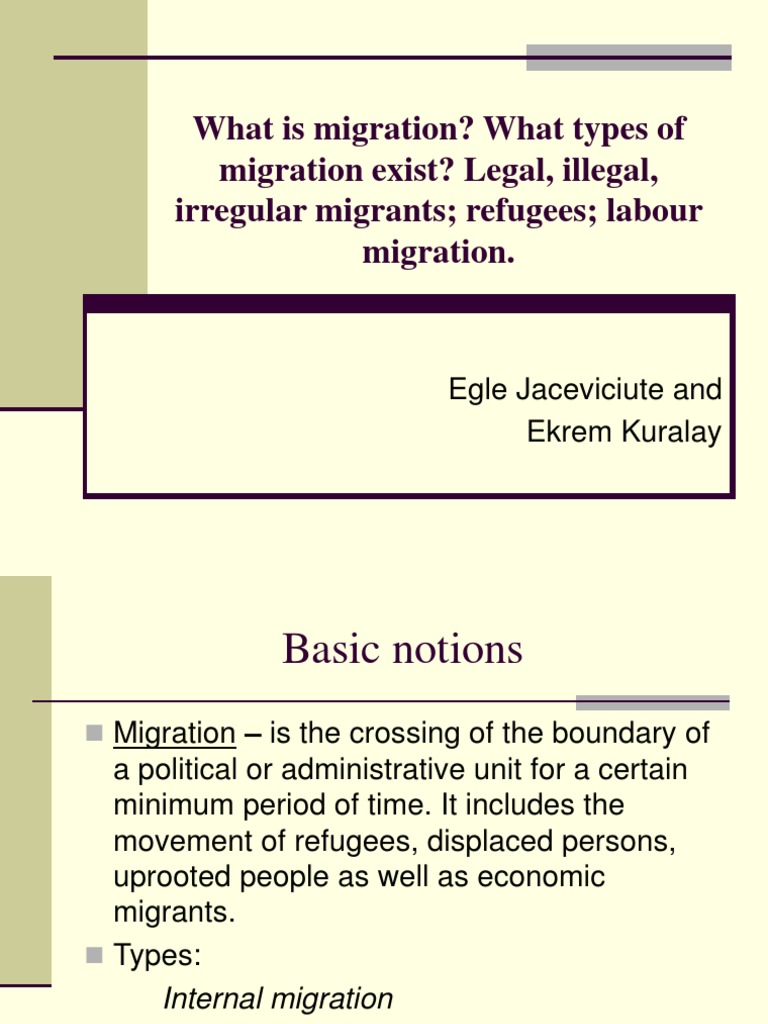 What Is Migration? What Types of Migration Exist? Legal, Illegal ...