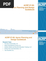 Apron Planning and Design Guidebook | PDF | Airport | Air Traffic Control