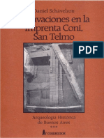 Arqueología Histórica de Buenos Aires (III): Excavaciones en La Imprenta Coni