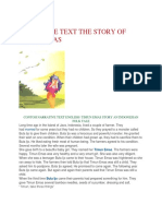 Contoh Narrative Text English - Timun Emas Story An Indonesian Folk Tale