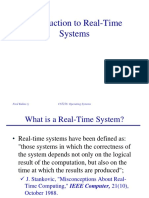 Introduction To Real-Time Systems: Fred Kuhns CS523S: Operating Systems