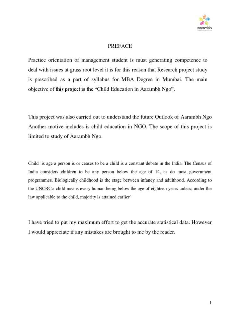 Project On Child Eductaion in Ngo | PDF | Child Labour | Poverty