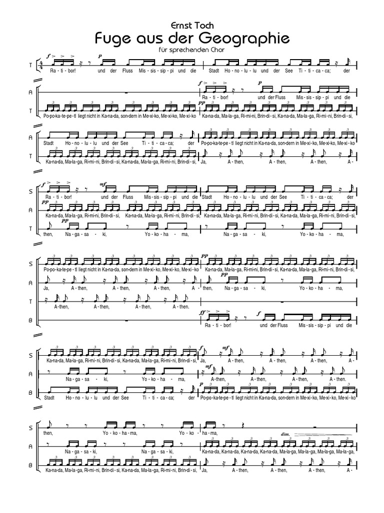 Geographical Fugue PDF